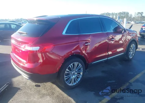 2018 Lincoln Mkx Reserve from USA, damaged, VIN 2LMPJ6LR8JBL29098